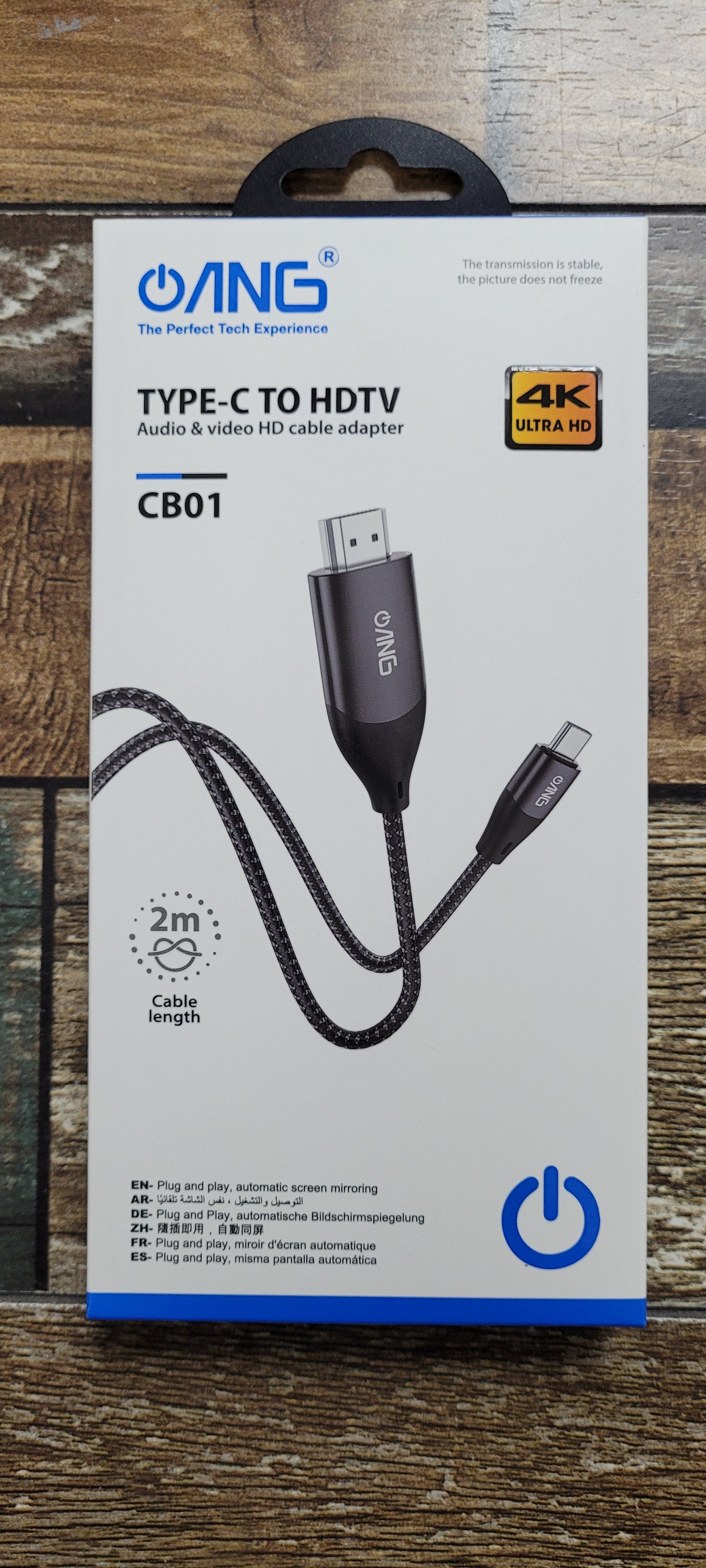 TYPE- C TO HDMI 4K 2M Audio and Video HDMI Cable