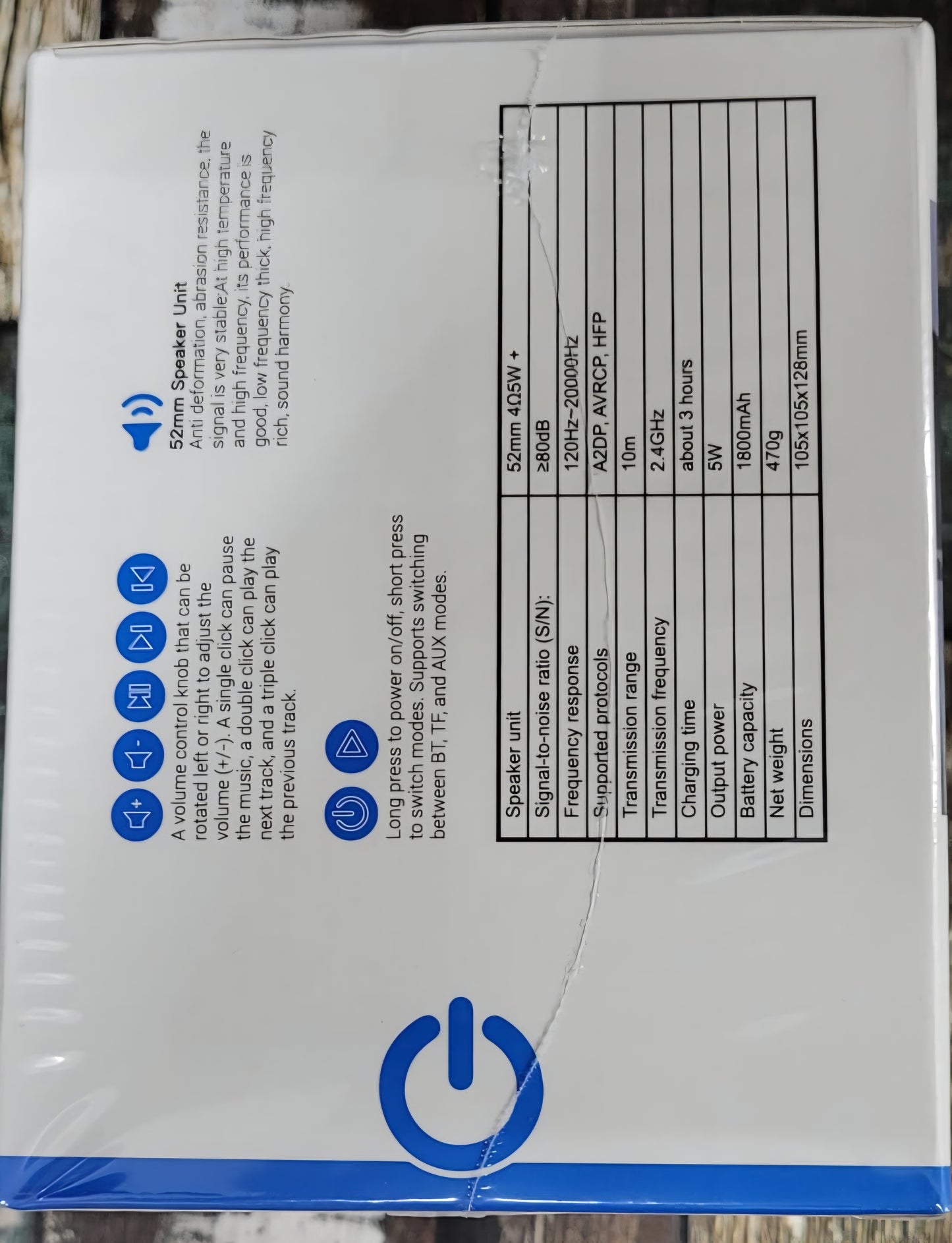 Colurful light speaker with Bluetooth